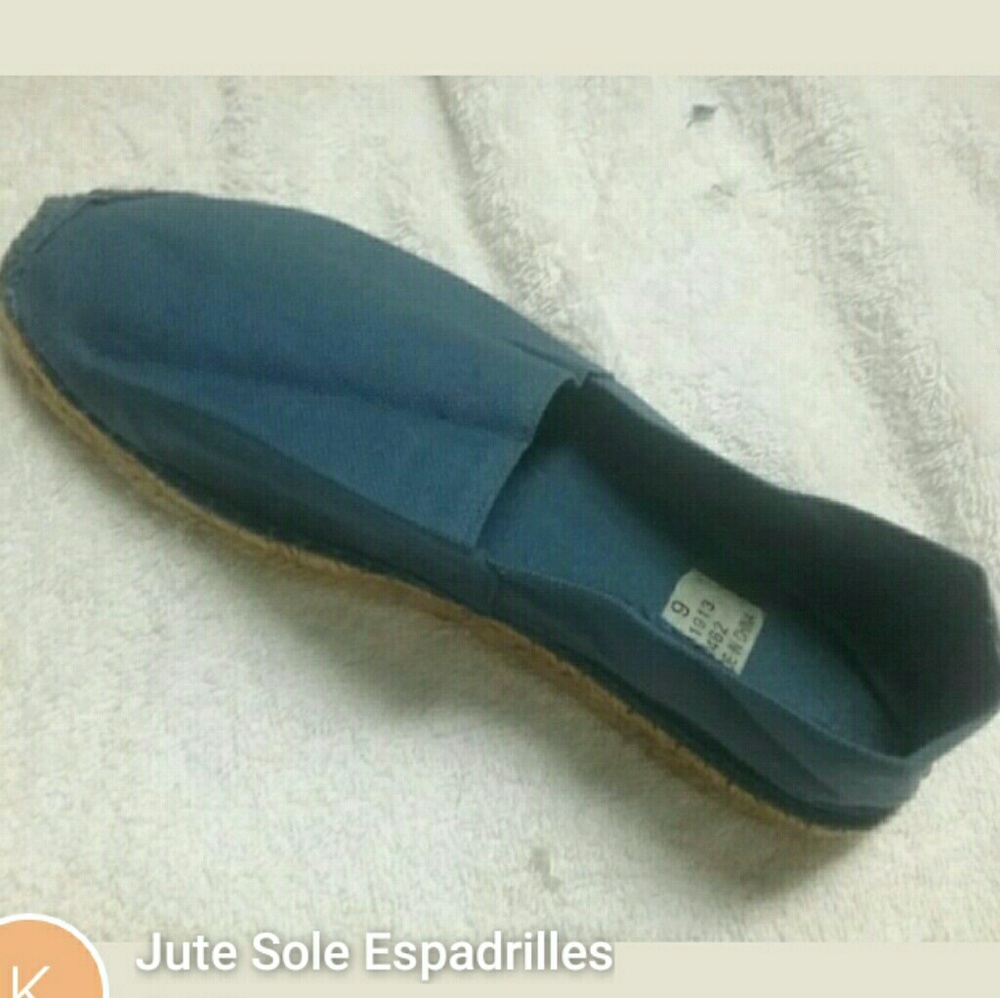 Jute Sole Espadrilles- Size 9